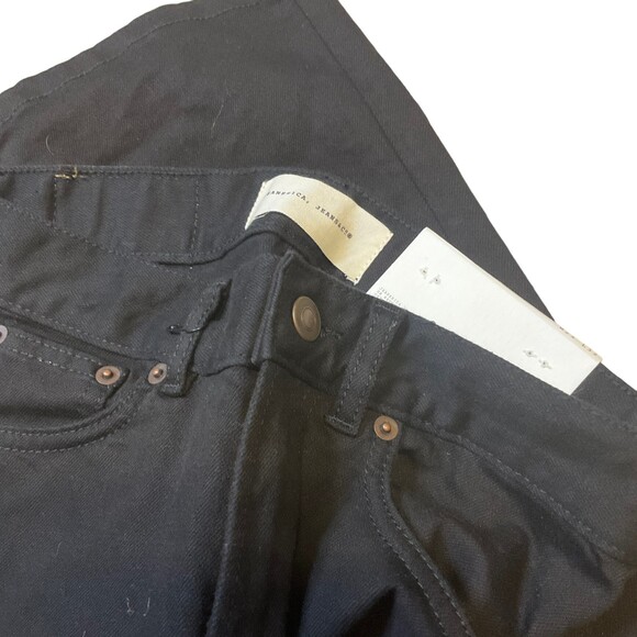 Jeanerica NWT Black EW004 High Waisted Straight Leg Eiffel Jean - Picture 4 of 8